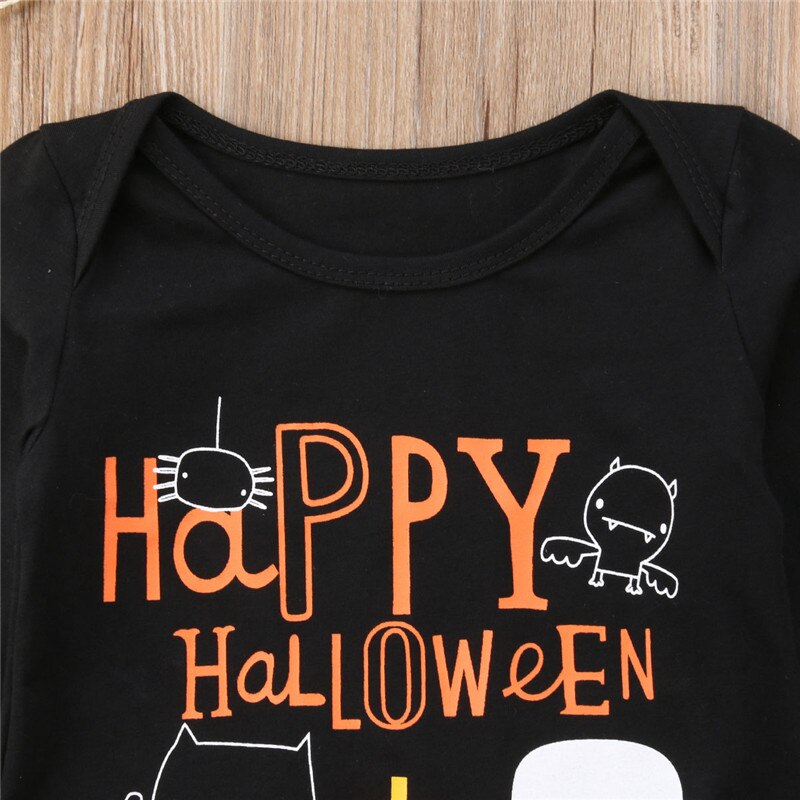 Halloween Pudcoco Kids Bodysuit Newborn Baby Girl Boy Long Sleeve Casual Jumpsuit Cotton Children Clothing Outfits 0-18M