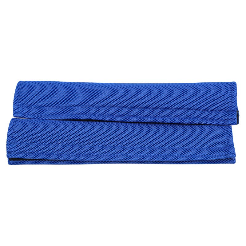 2 stk bilbeltebeskytter sikkerhetsbelte deksel til voksne universelle bilbelteunderlag sete skulderstroppbelte: Blå