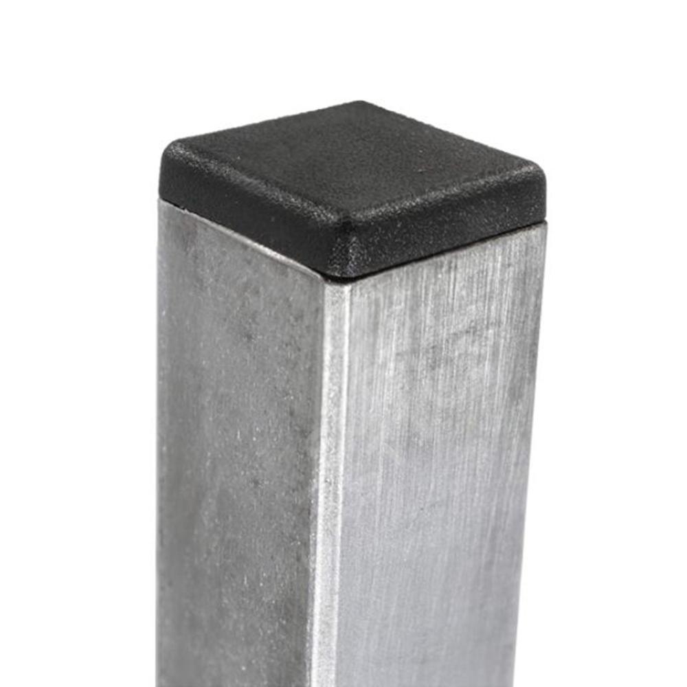 1 "hålpropp i fyrkantigt rör svart plastlock 1 x 1 tum slanginsats glid 10/20/30/40/50 st