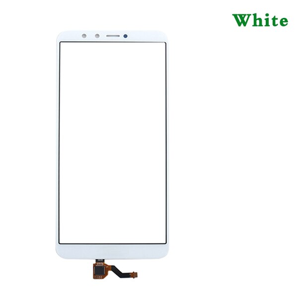 Pantalla exterior para Huawei Y9 /Enjoy 8 Plus Sensor digitalizador Panel táctil frontal pantalla LCD cubierta de cristal piezas de reparación: Blanco