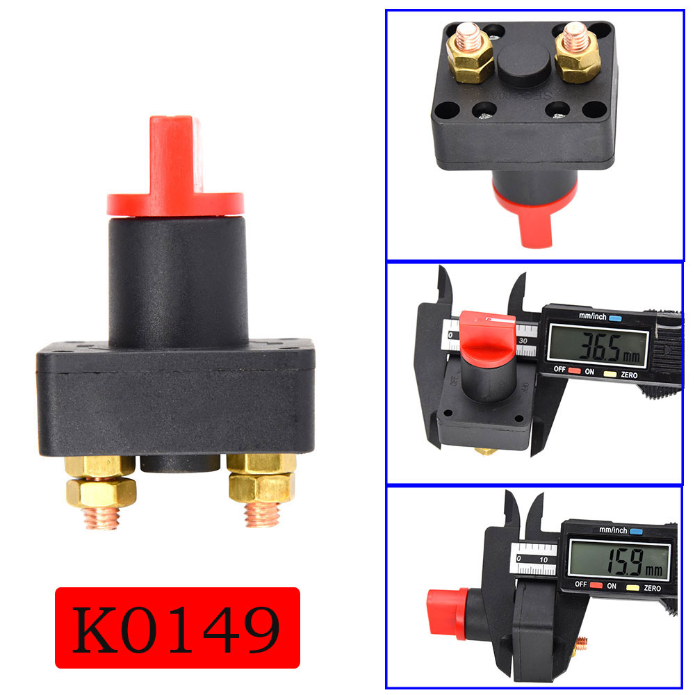 300A 12V-32V Auto Car Rotary Power Switch Vehicle Modify Isolator Disconnector Truck Boat Cut Off Battery Main Kill Switch