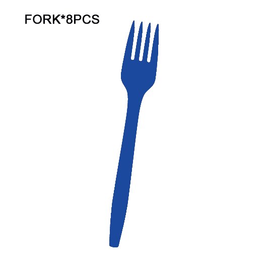 Universe Outer Space Astronaut Rocket Galaxy Theme Paper Photobooth Props Boy Planet Baby Shower Birthday Party Decorations: 8pcs forks