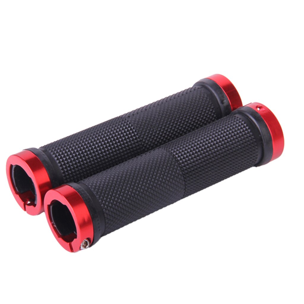 BIke Bicycle Grips Bicycle Handlebars Handlebar Road Double Lock Handle Aluminum Alloy On Cycling Handlebar Hand Cover: Red