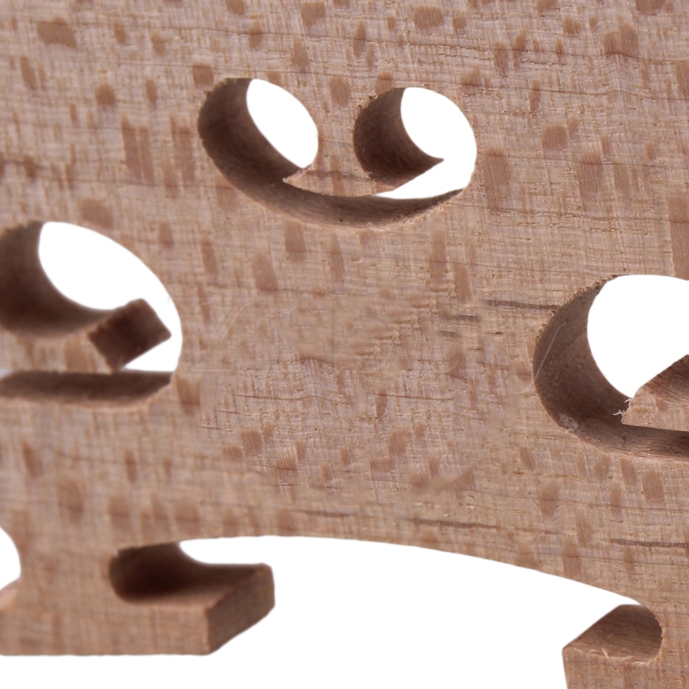Yibuy Burlywood puente para el violín de arce para 4/4 piezas de Violín de tamaño completo paquete de 30