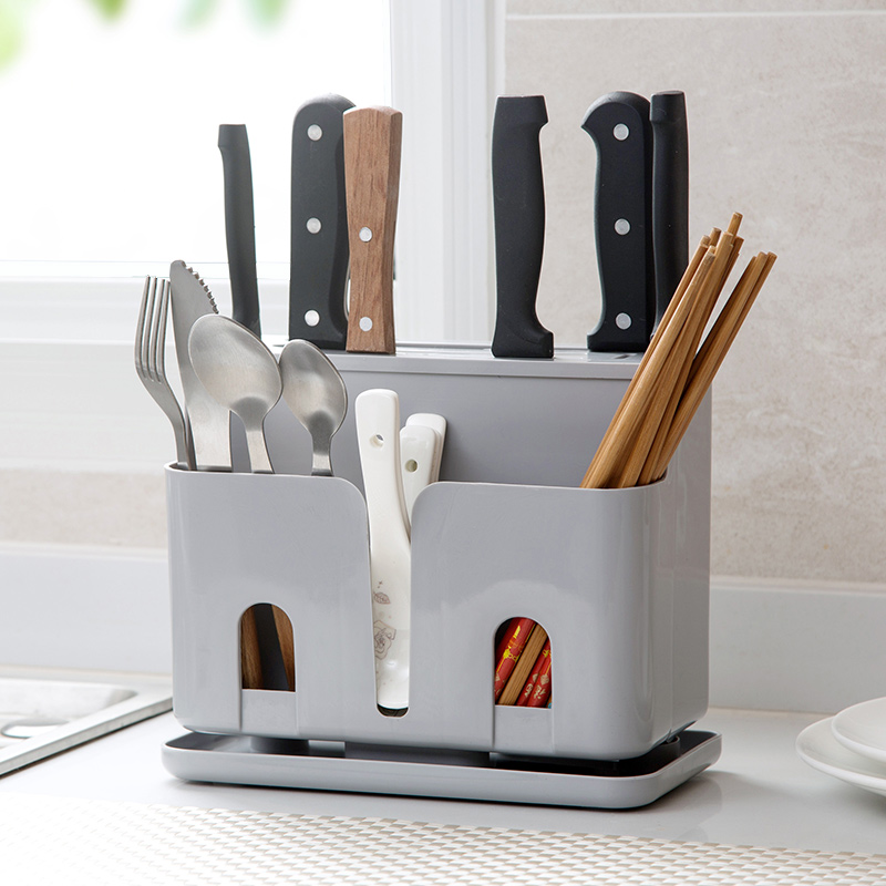 Porta coltelli da cucina porta bacchette porta riso Scoop Block Stand cucchiaio portaoggetti cucina utensili da cucina organizzatore