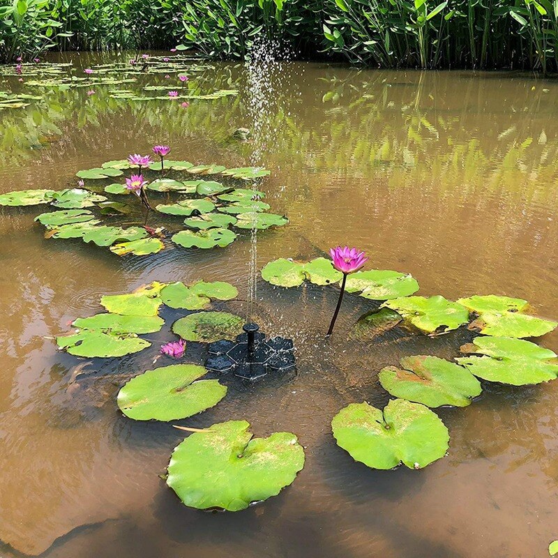 Solar Fountain Pump Solar Powered Bird Bath Fountain Pump Solar Panel Kit Water Pump Outdoor Watering Submersible Pump