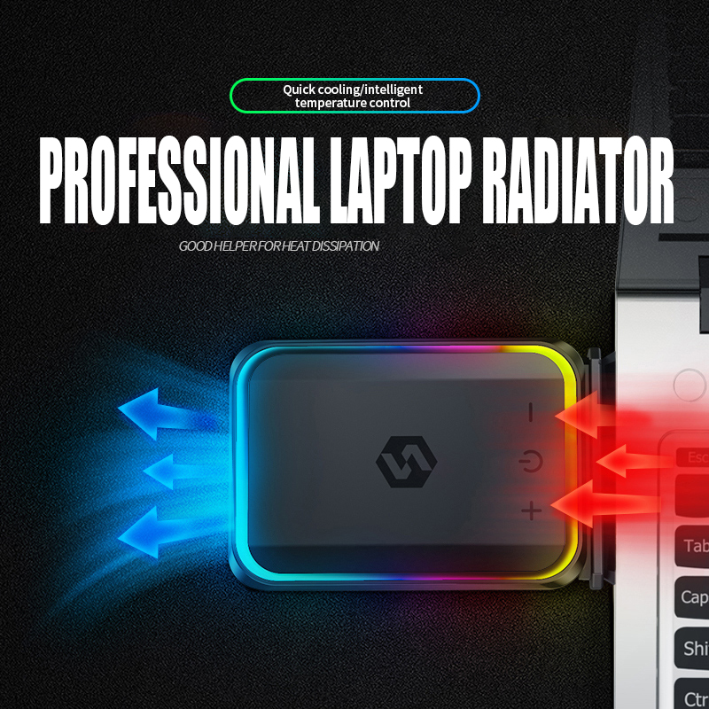 Laptop Koeler Draagbare Usb Air Extraheren Notebook Cooling Stille Vacuüm Fan Radiator Rapid Verstelbare Speed Laptop Accessoires