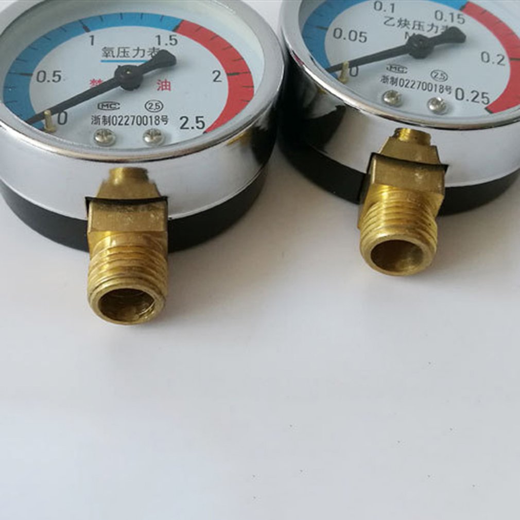 1 pc acetylen 0-25 iltmåler acetylen 0-25y manometer ilt manometer