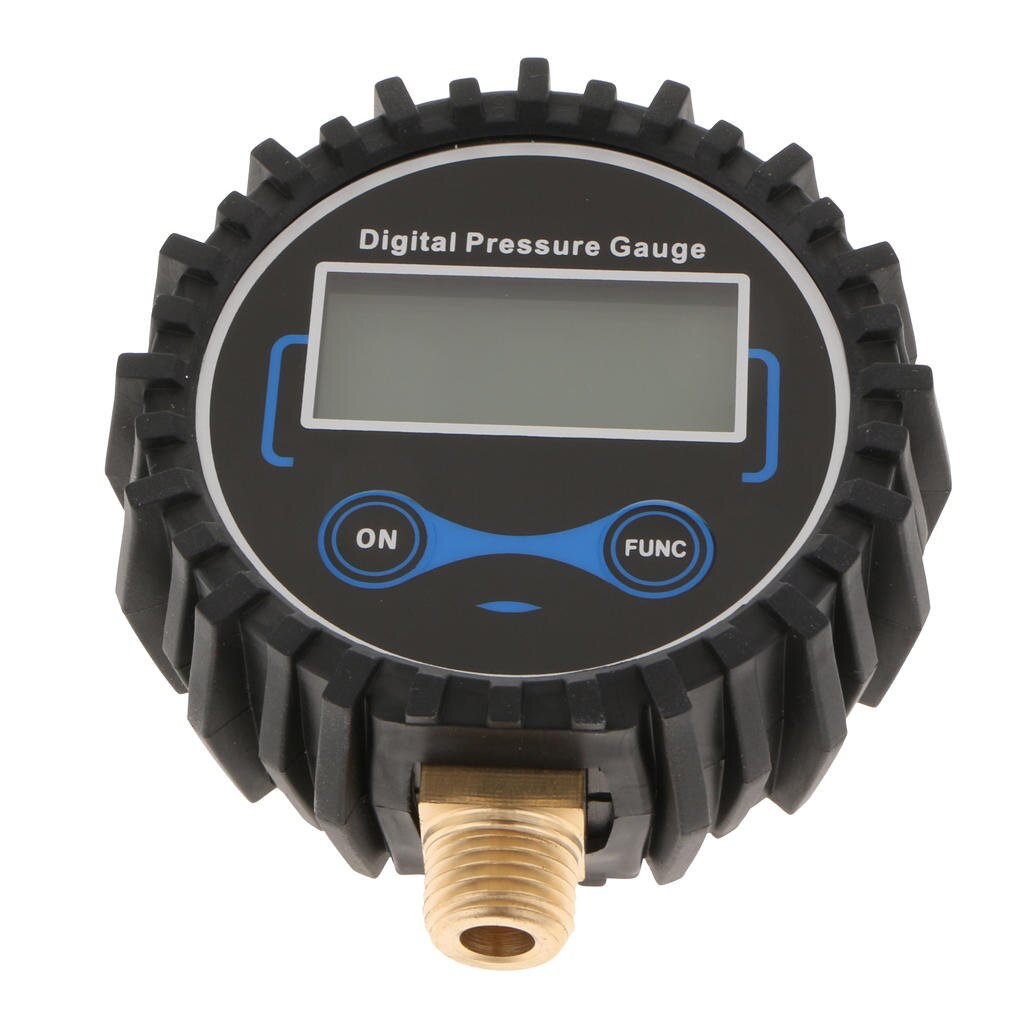 Universal Digital Tire Inflator With Pressure Gauge 200 PSI Air Chuck And Compressor Accessories With LED Backlit Screen Black