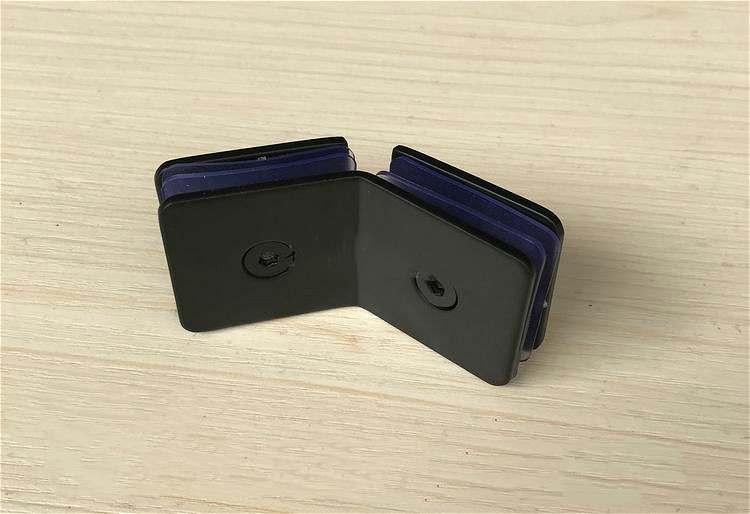 304 stainless steel glass partition code glass to wall 90 degree single side corner code bathroom fixed clamp wall clam(SJ1365): Gold