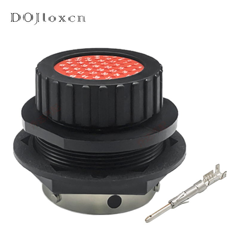 1 Set 31 32 48 Hole ITT Aviation Wiring Socket Waterproof Male Female Connector Plug Plastic Shell 192900-0425 192900-0475: 48p male Hexagon