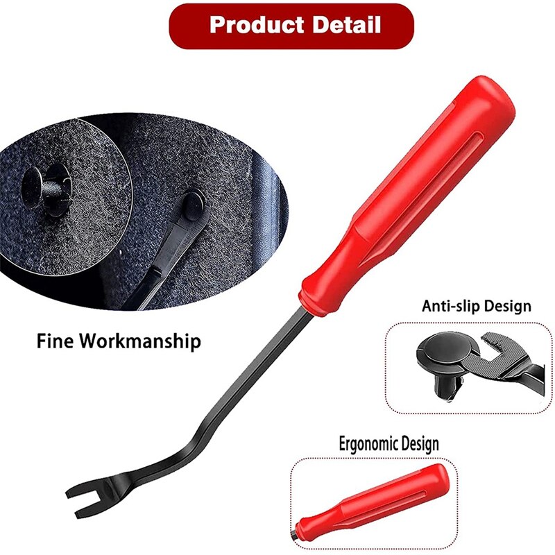 8 Pack Auto Trim Removal Tool, Car Tool Kit Automotive Tools For Car Door Panels Window Molding Fastener Remover Of Car