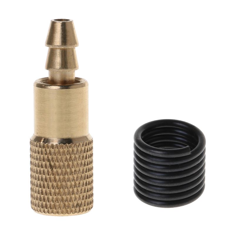 1pc 6mm mässing hjul däck luftchuck uppblåsningspump ventilklämma klämkontakt adapter för biltillbehör