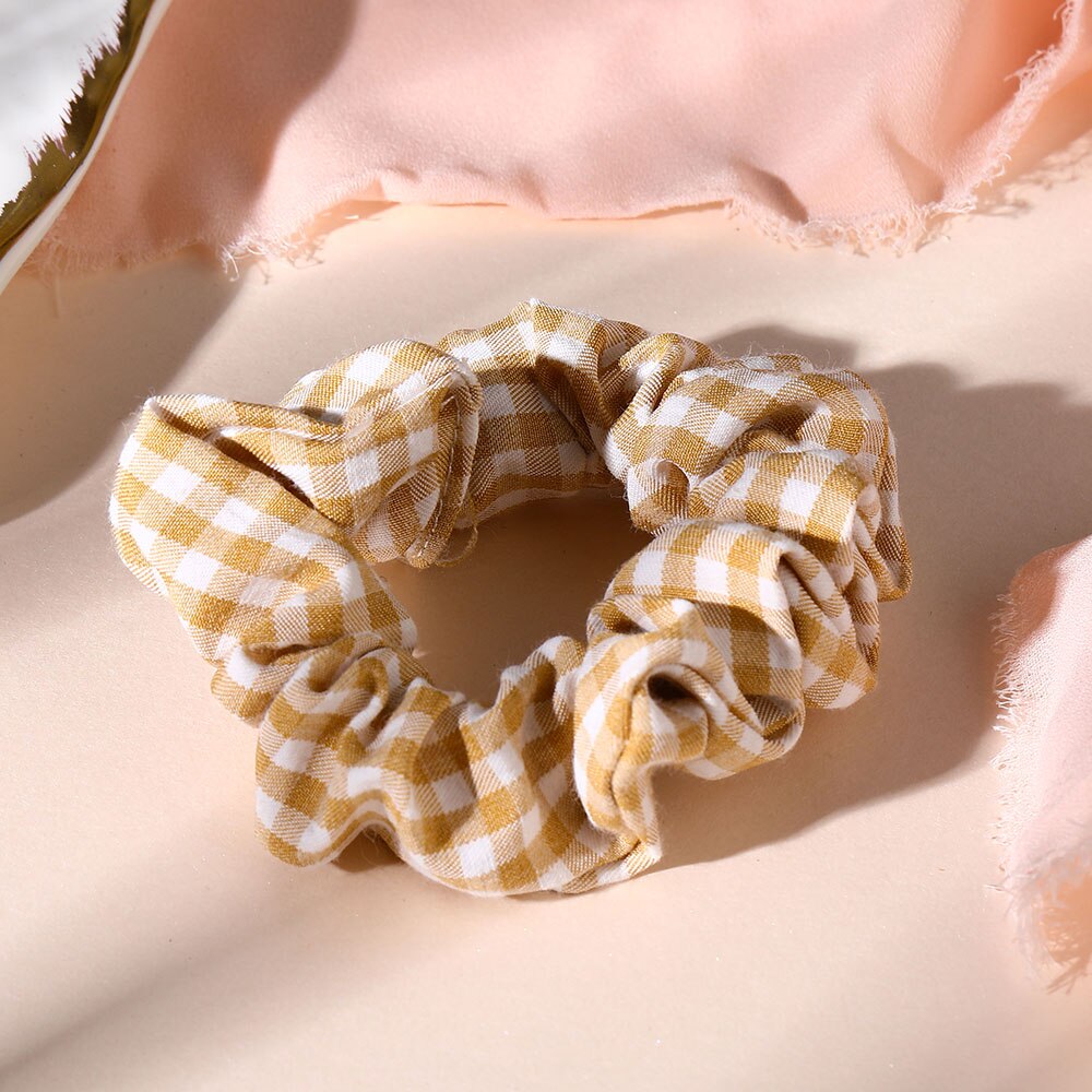 FAMSHIN nouvelle grand intestin bandeau chouchous femmes Daisy élastique bandes de cheveux dentelle gomme cheveux cravate queue de cheval tenir coiffe: AGH950718