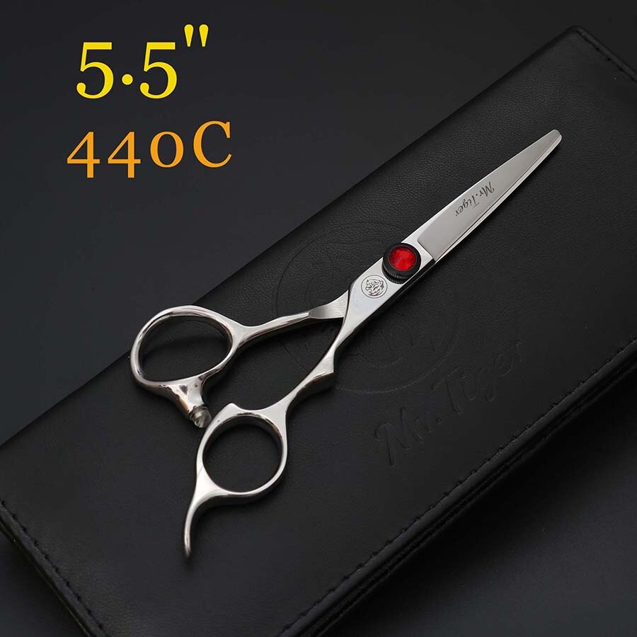 Japan 440C 4.5/5.0/5.5 Inch Hair Cutting Scissors Hair Hairdressing Scissors Barber Hair Shears Hairdresser Haircut