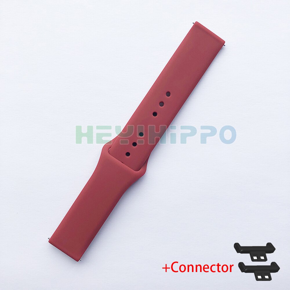 Correa de silicona para Huawei watch FIT, banda deportiva suave para huawei fit, accesorios de repuesto para pulsera: Win Red