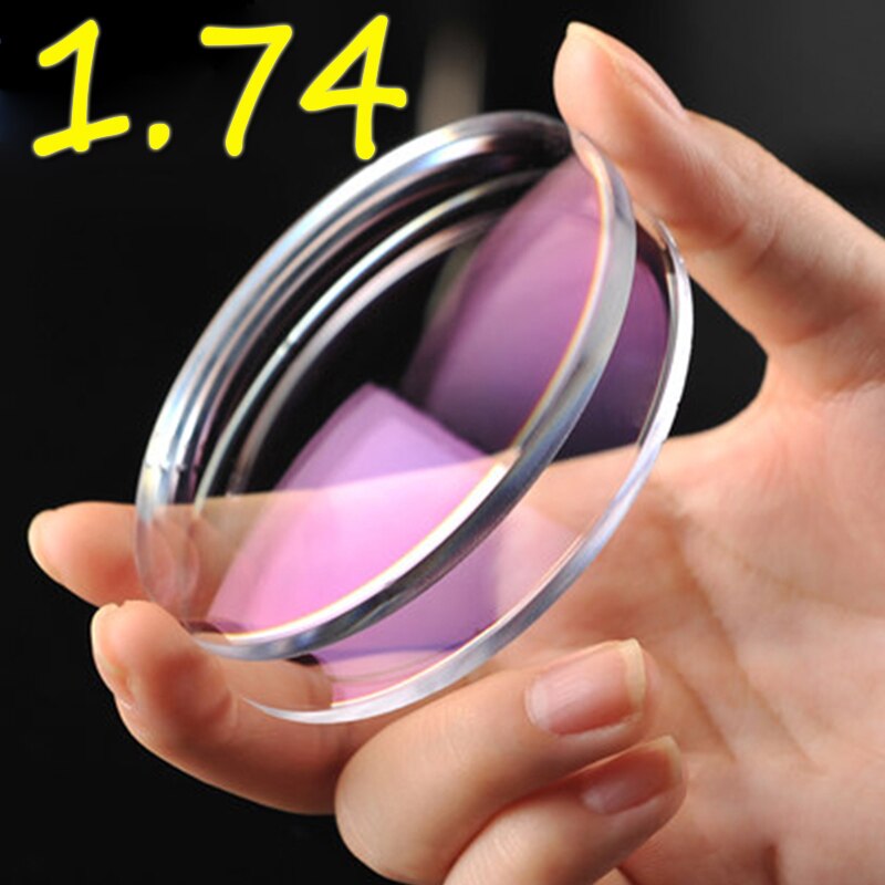 1.56 1.61 1.67 1.74 (+12.00 ~ -12.00)  recept cr -39 harts asfäriska glas linser närsynthet hyperopi presbyopi optisk lins: 1.74