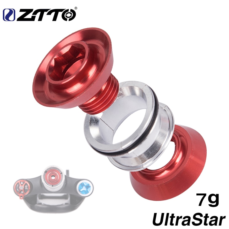 ZTTO Racefiets Vork Stuurbuis UltraStar Headset Moer Expansie Schroef Expander Plug Compressie 1 1/8 "Buis Fiets Onderdelen Accessoires