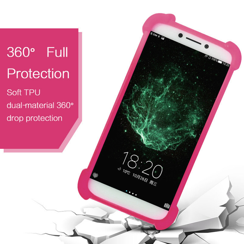 For OUKITEL C9 C15 Pro Silicone Case Soft Elastic Bumper Phone Holder For OUKITEL C17 Pro Universal Case