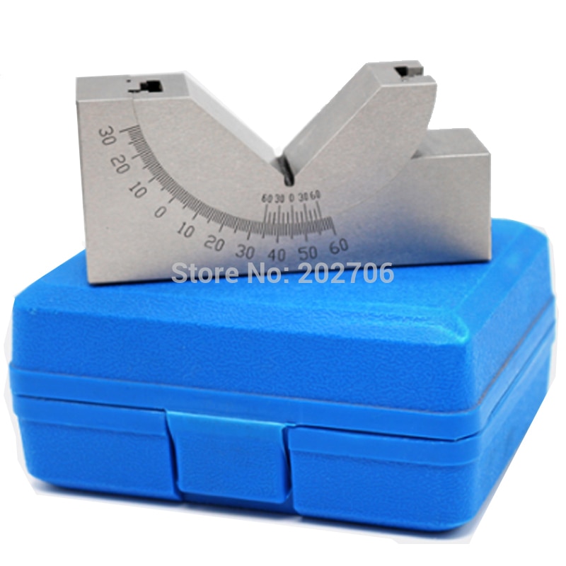 AP25 Precision Gauge Micro Adjustable Angle V Block Milling Setup 0 to 60 Degree Angle Plate Angle Block Angle Gauge