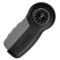 Hand Dynamometer Griff Energie Stärke Meter Hand Gewalt Energie Prüfung 121lbs / 55kg Hand Griff Strengthener: schwarz