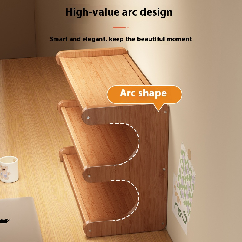 Mehrschichtiges Desktop-Aufbewahrungsregal für Zuhause, Büro und Küche, Organizer mit Getränkehalter für Kücheninseln und Karren