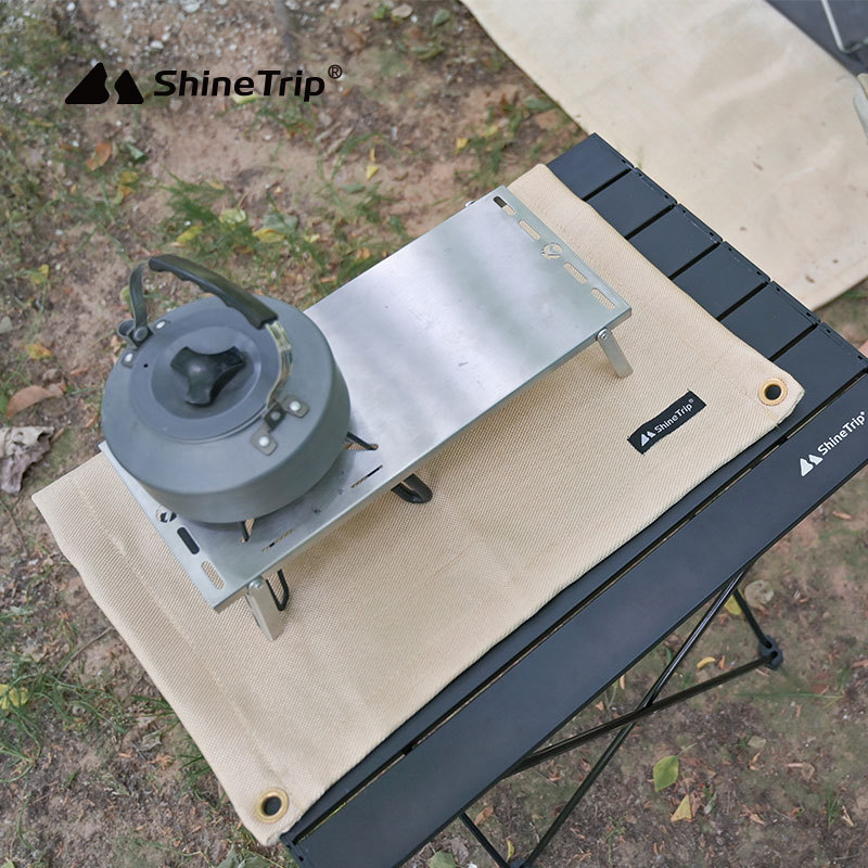 Camping Feuerfeste Tuch Flammschutzmittel Isolierung matt Decke Glas Beschichtet Wärmedämmung Pad Ich bin Freien Picknick Grill