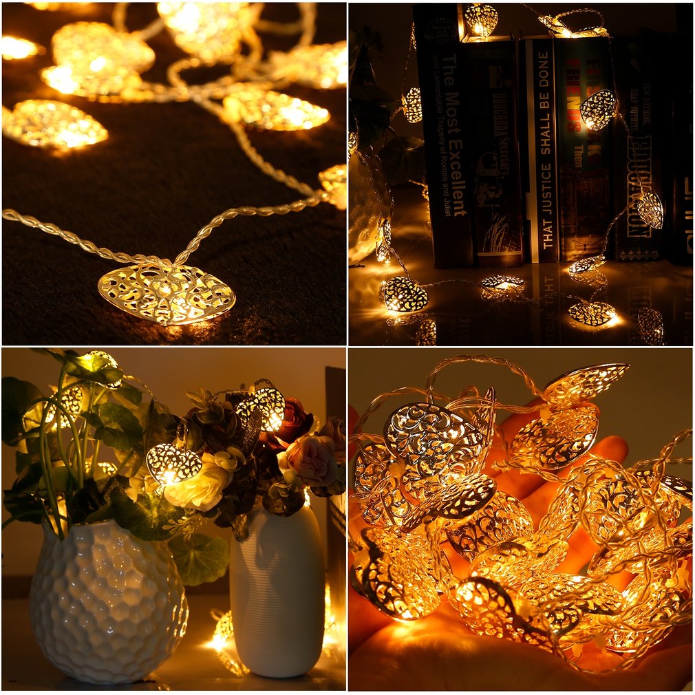 Sneeuwbal 3 led-lichtslingers voor kerstfeestjes op batterijen, dagwit