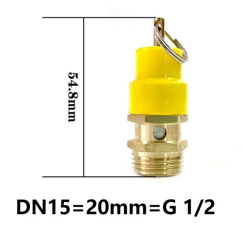 1pc Luft kompressor Sicherheits überdruck ventil g1/8 g1/4 g3/8 g1/2 für Luft kompressor Sicherheits blas ventil Druck begrenzung regler