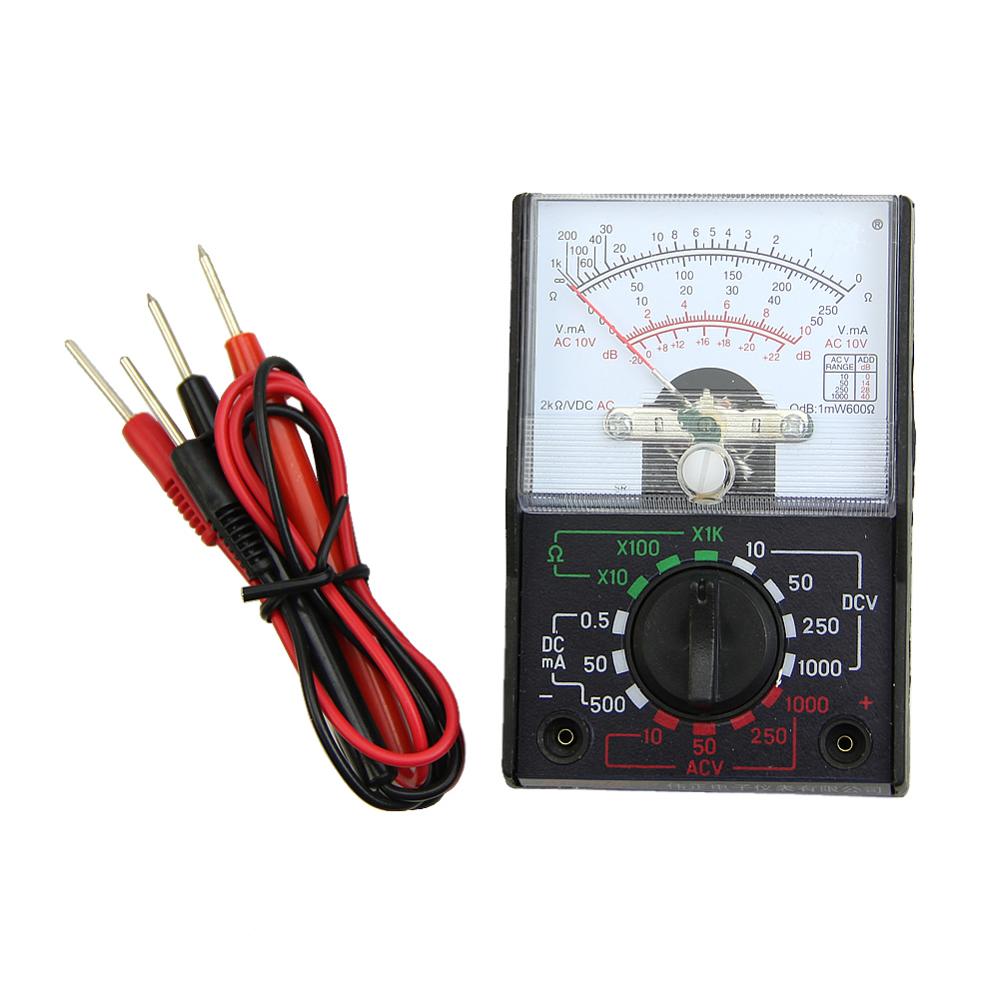 Mini mf -110a elektrisk ac / dc ohm voltmeter amperemeter multimeter multitester