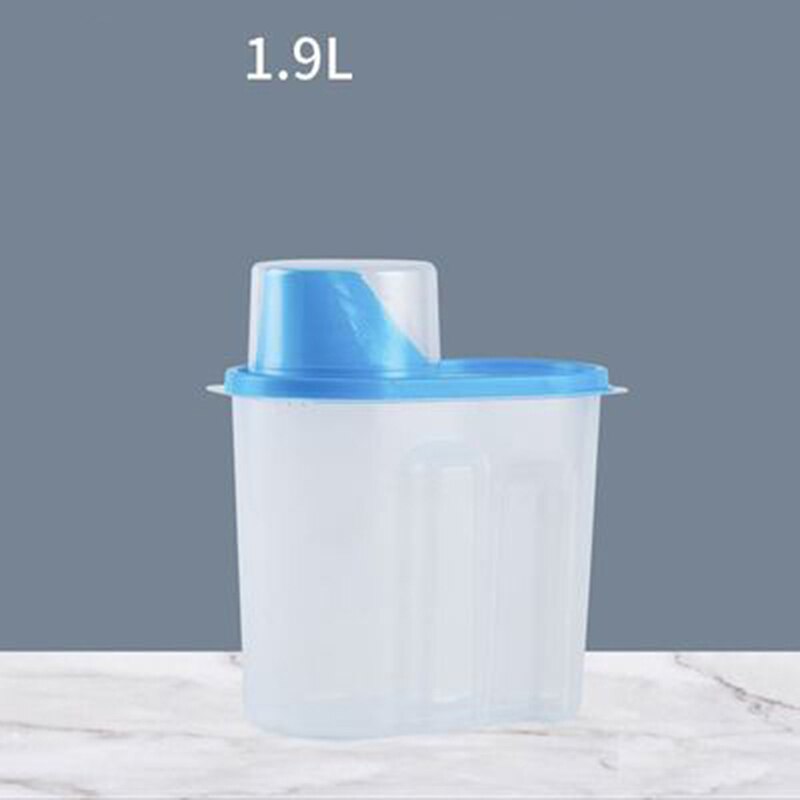 1PC Dog Food Box Cat Feeder Bucket Pet Bowl Feed Container Storage Barrel Box Dog Bowl Large Capacity Box Container: 2