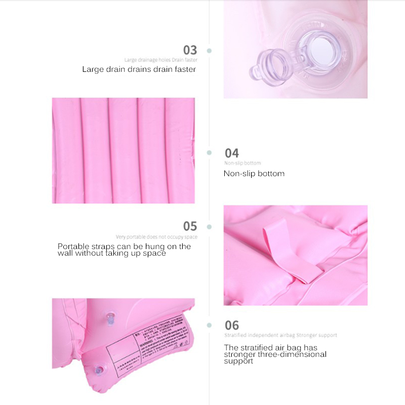 Children Bathtub 98X65X28cm Inflatable Bath Tub Child Tub Cushion Warm Winner Keep Warm Folding Portable Bathtub