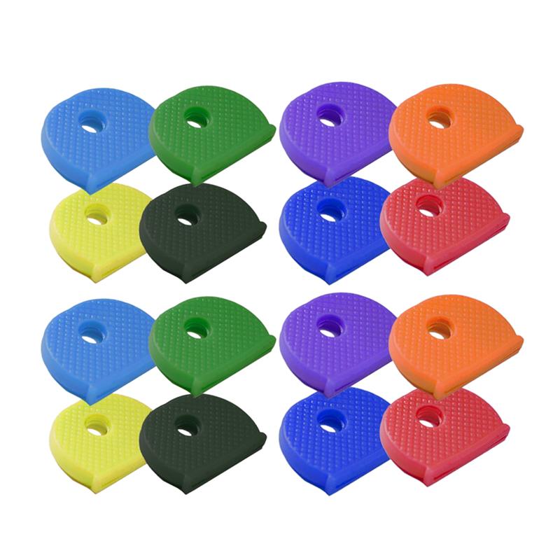 Tapa para llave de Color 24 Uds. Tapas para llaves Surtido de Tapas para identificador de llaves de PVC colores aleatorios surtidos para niños en casa