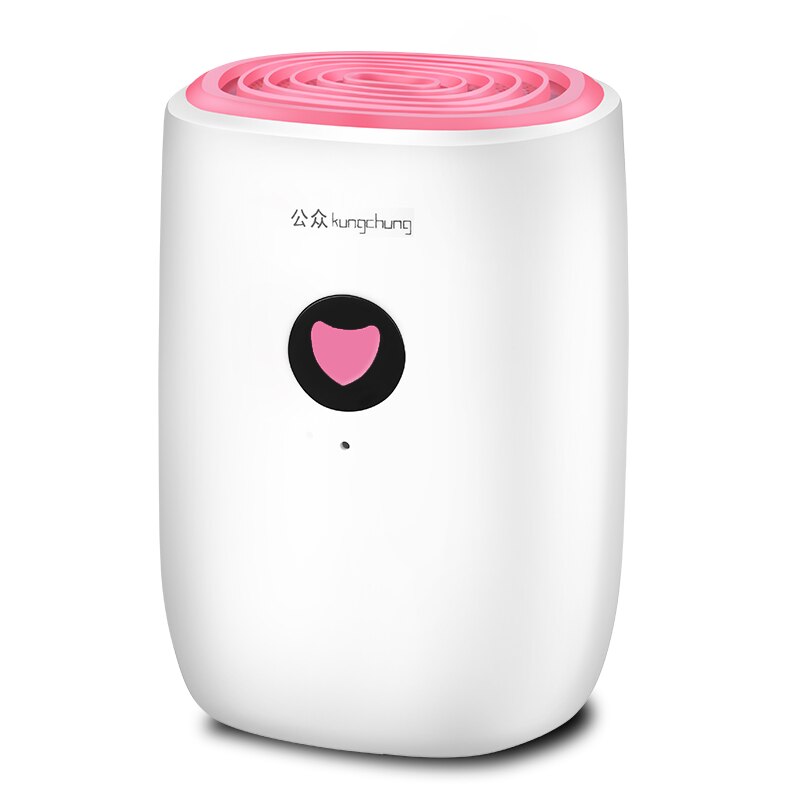 Air dehumidifier small bedroom dehumidifier dehumidifier student dormitory dehumidifier household dehumidifier: pink / EU Plug