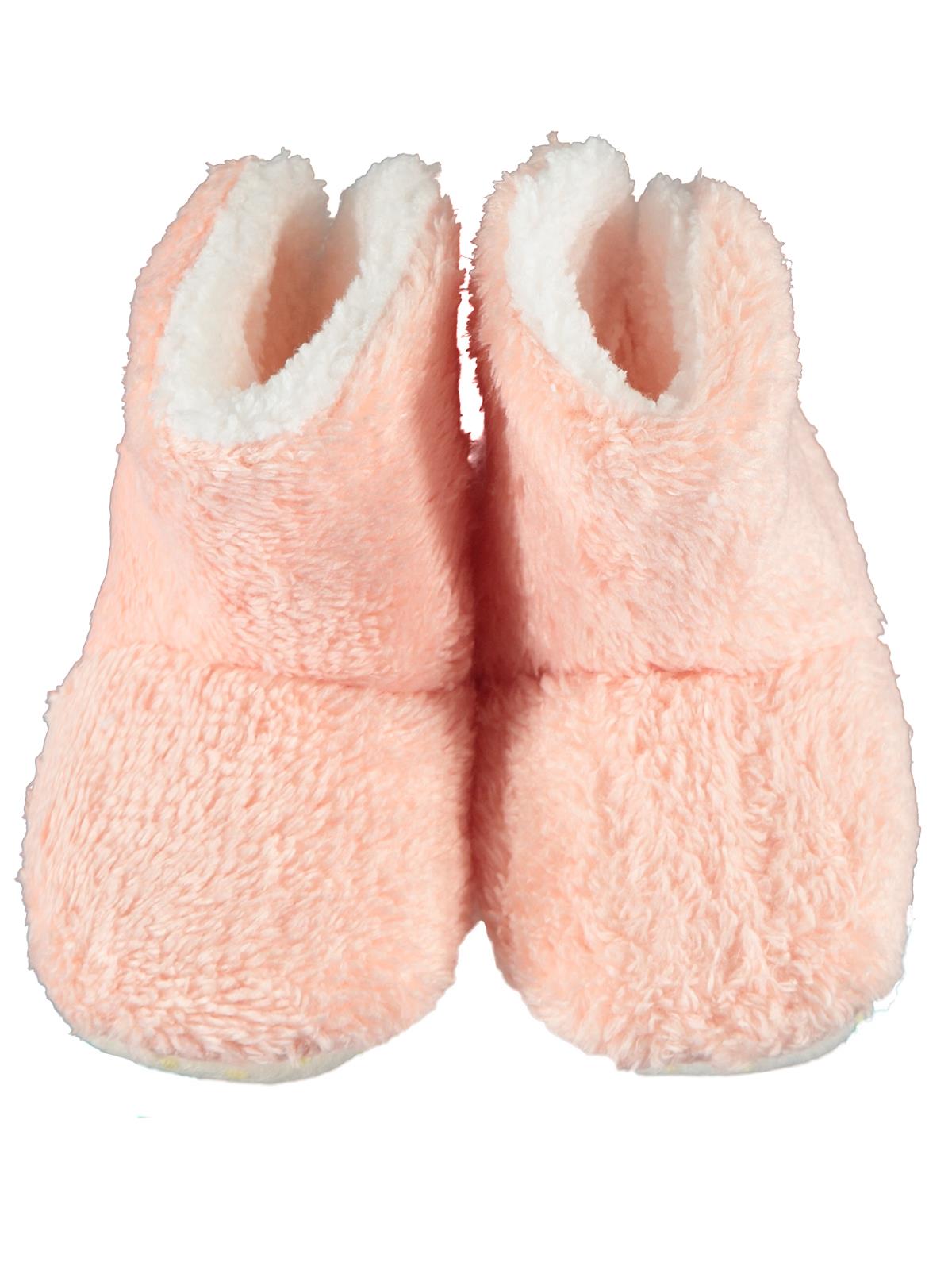 Winter Plush Panduf Soft Bottom Anti Slip Toddler First Walkers Civil Baby Panduf 6 18 Months: Salmon