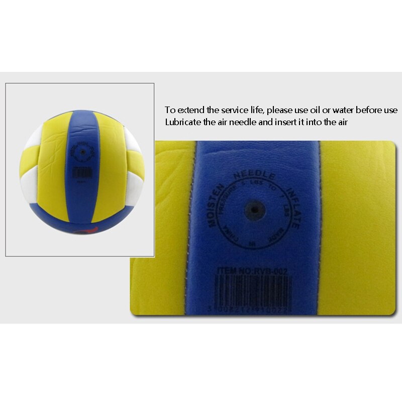 Pelota de voleibol resistente al agua para entrenamiento, pelota de voleibol de Pu gruesa para interior, pelota de voleibol de Exteriores, juego de playa, entrenamiento de gimnasia