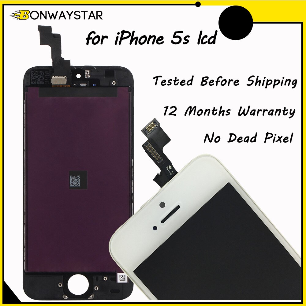 Display Module Assembly Digitizer Pantalla for iPhone 6 7 5s SE LCD No Dead Pixel for iPhone 5 Screen Replacement 100% Tested