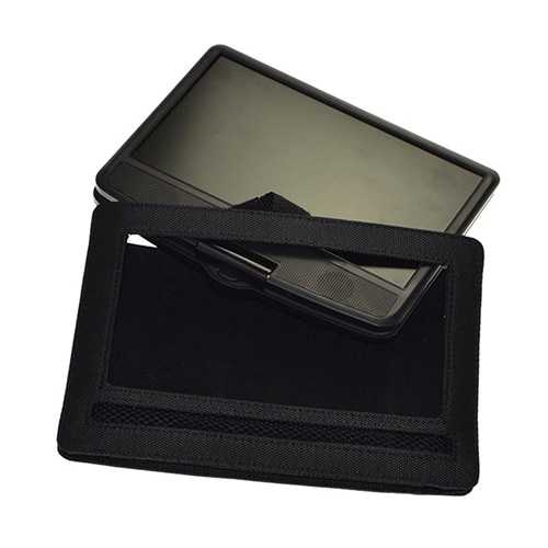 Soporte del reposacabezas del coche para soporte de reproductor de DVD portátil giratorio de 9 pulgadas de estilo abatible