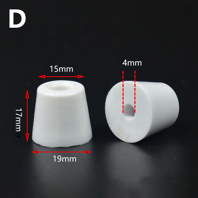 10 stücke Möbel Beine Füße weiß Anti-Rutsch-Pads Schrank Bett Tisch Stühle Gummi Stoßdämpfer Bodenschutz Möbel Zubehör: Beige