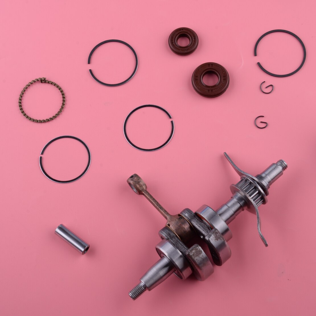Vilebrequin moteur avec joint d'huile, Kit de Piston 35mm adapté à Honda GX25 GX25NT GX25T HHT25S