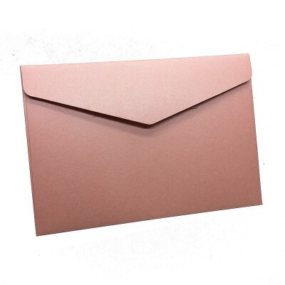 40pcs/pack Western Envelopes Vintage 250gsm Pearl Paper Business, Wedding, Party, Anniversity Envelopes 193mmX133mm: pink 40pcs