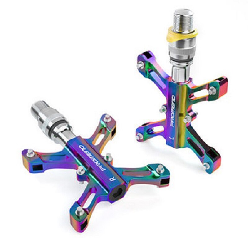 Promend PD-F57 Bicycle Pedals A Pair Of Palin Quick Release Pedals Folding Bike Riding Bearing Pedals MTB Flat Bike Pedals