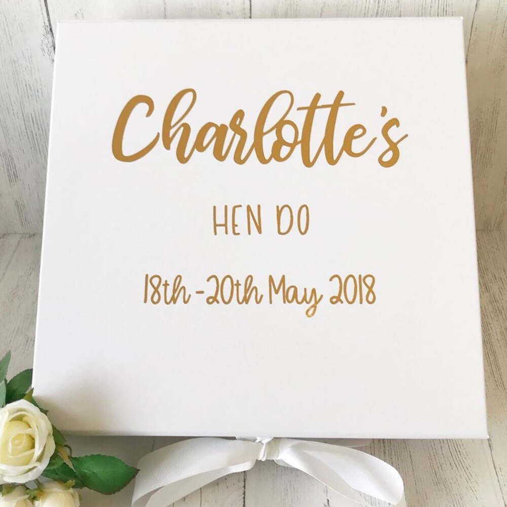 Personalize Wedding Box,，birthday party box ,Engagement, proposal box,Will you be my bridesmaid box , Bridal Shower,