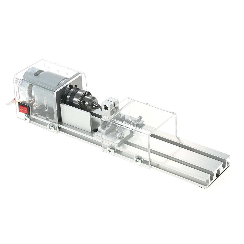 100W CNC Mini Lathe Machine Tools DIY Woodworking Buddha Pearl Grinding Polishing Beads Wood lathe Drill Rotary Tool Set