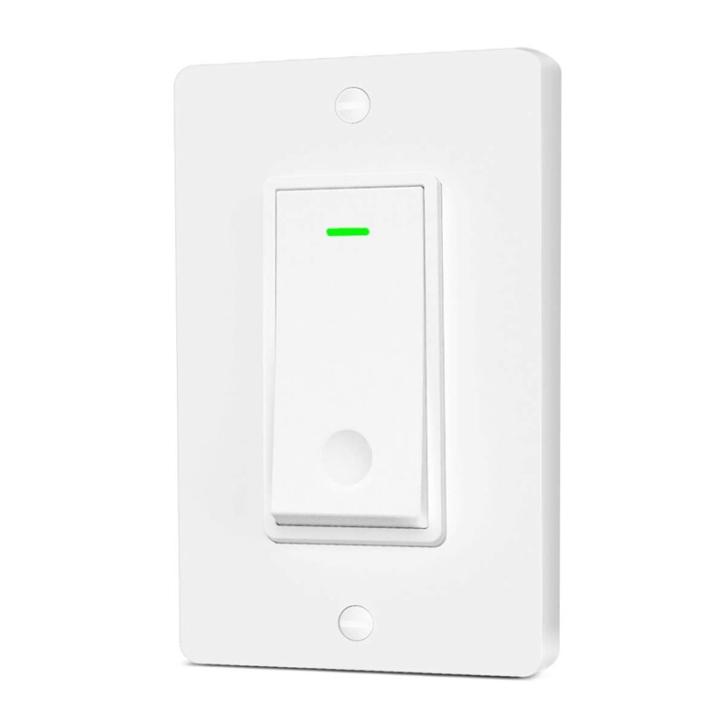 Smart Light Switch, Neutral Wire Required, 2.4Ghz Wi-Fi Light Switch, Works with Alexa, Google Assistant and IFTTT, Schedule, Re