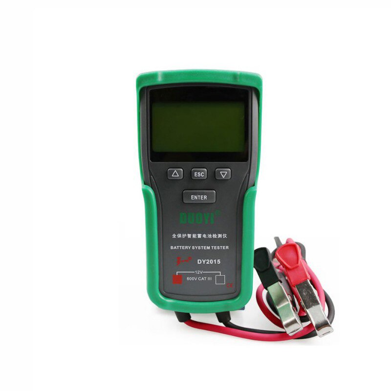 DY2015/DY2015A 12V-24VCar Battery Tester Tools Lead Acid CCA Load Battery Charge Test Digital Automotive Battery Capacity Tester