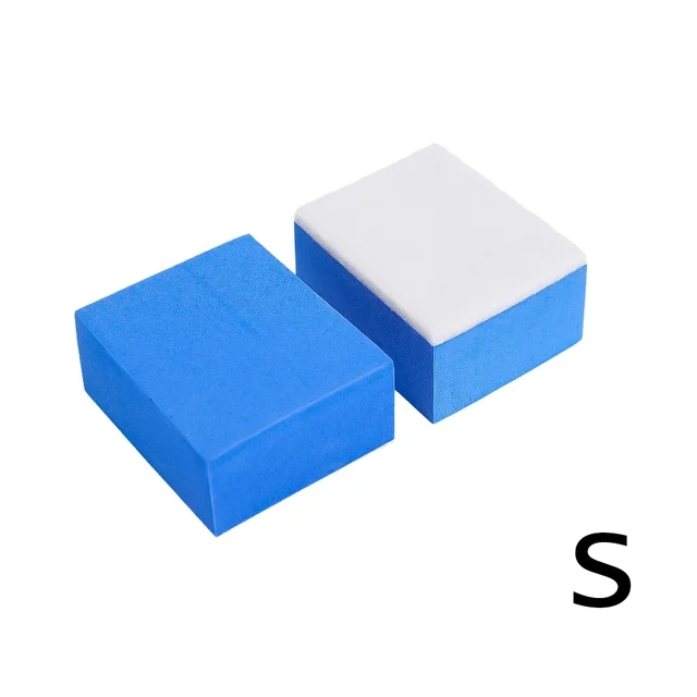 Esponja de limpieza de película de aceite de vidrio para coche, esponjas de pulido para limpiaparabrisas, cepillo de fieltro de lana para parabrisas de coche, herramientas de eliminación de polvo de aceite, accesorios: Rojo