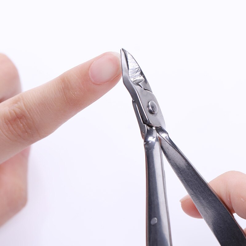 Geboren Pretty Cuticle Nail Nipperclipper Rvs Dode Huid Remover Tweezer Trimmen Clipper Pedicure Nail Tool