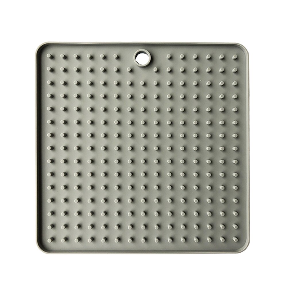 Pet Lick Food Mat for Dogs Cats Licky Slow Feeder Cat Dog Feeding Dogs Cats Mat Pet Accessories: Gray
