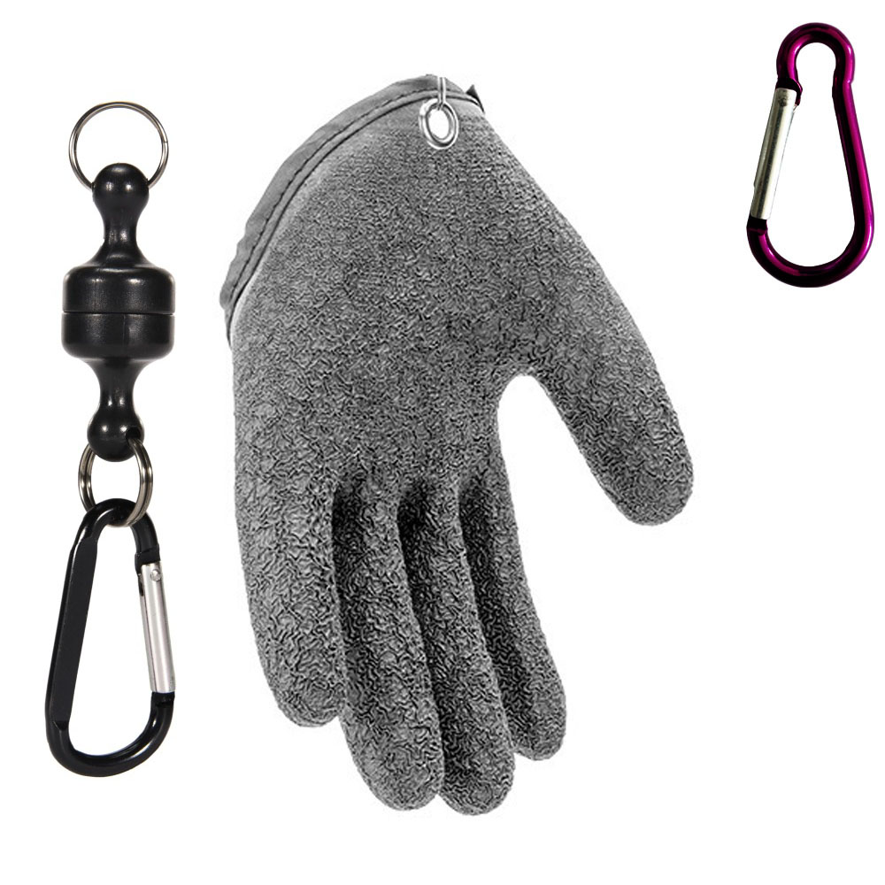 Vissershandschoenen Vangen Vis Antislip Duurzaam Gebreid Lange Vinger Waterdicht Werk Snijbestendige Sluiting Links Rechts Kleding Bescherm Handschoen